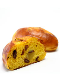 栗のロールケーキ